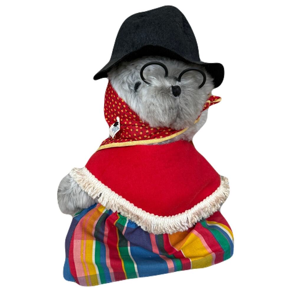 Paddington Bear's Aunt Lucy Plush Bear 13" - Vintage 1975 Eden Toys